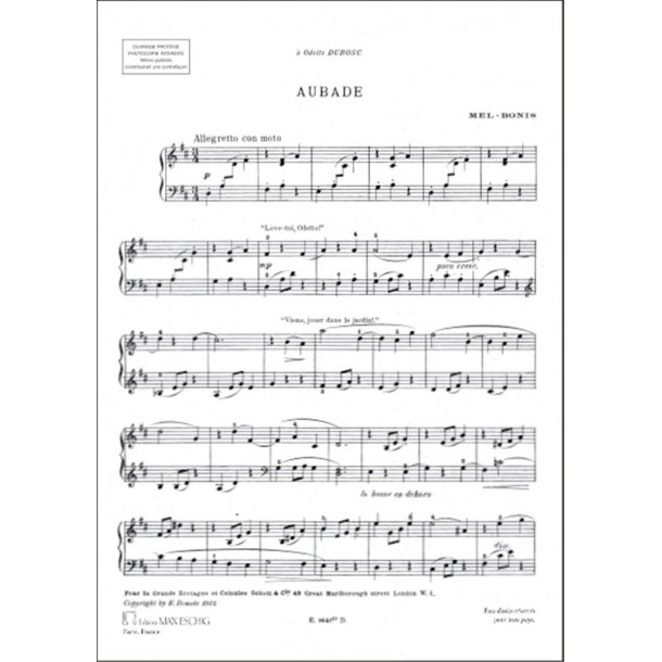 Scenes Enfantines : Pour Piano